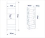 Hanah Home Frida 60 cm - Blanco